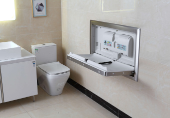 Пеленальный столик стол Mantella для детей для общественных мест туалетных комнат встраиваемый металлический B555