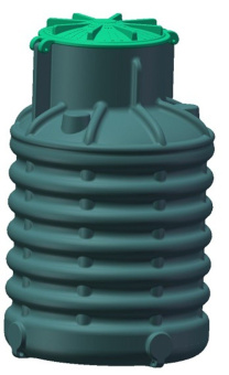 Ёмкость бак бачок бочка кессон для скважины углубления вкапывания в грунт землю Ц2000