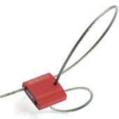 Силовая номерная пломба ЗПУ Трос 5М 500 пломба с тросом 100 штук