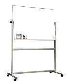 Маркерная магнитная доска на подставке на колесах передвижная 120х80 см 80х120 см на колесиках на ножках 