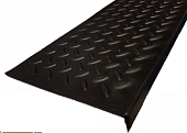 Накладка противоскользящее грязезащитное покрытие на ступень проступь резиновая 250х750мм ЁЛОЧНЫЙ