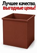 Контейнер бак для мусора мусорный ТБО 0 75 куб.м Коричневый