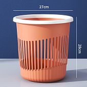 Корзина ведро для мусора офисная мусорка Mantella 4046-КР Кирпичный 20,4 литра