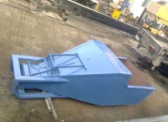 Бункер для бетона поворотный "ТУФЕЛЬКА" 1,5 м куб