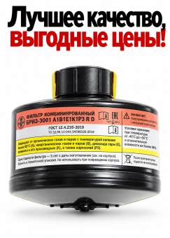 Фильтр комбинированный "Бриз-3001" A1B1E1P1 R D