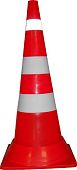 Конус дорожный сигнальный КС- 3.6 750 мм с утяжелителем 3 полосы