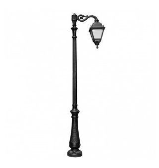 Столб фонарный уличный фонарь TABOR ADAM / SIMON 1L черный